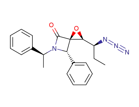 (2S,3R,6S)-2-((S)-1-Azido-propyl)-6-phenyl-5-((S)-1-phenyl-ethyl)-1-oxa-5-aza-spiro[2.3]hexan-4-one