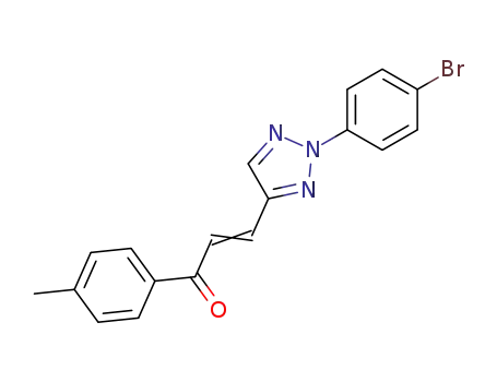 (E)-3-[2-(4-Bromo-phenyl)-2H-[1,2,3]triazol-4-yl]-1-p-tolyl-propenone