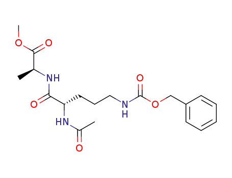 N-acetyl-N<sup>δ</sup>-benzyloxycarbonyl-L-ornithinyl-L-alanine methyl ester