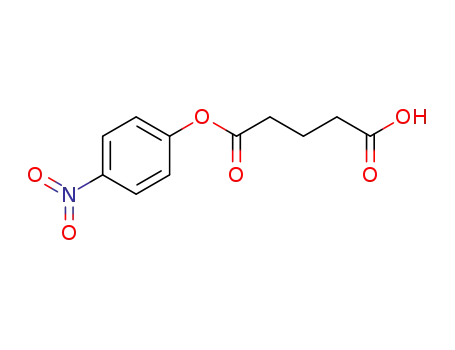 Molecular Structure of 100669-99-6 (Pentanedioic acid, mono(4-nitrophenyl) ester)