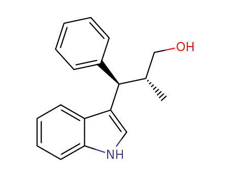 Molecular Structure of 1349798-06-6 (3-(1H-indol-3-yl)-2-methyl-3-phenylpropan-1-ol)