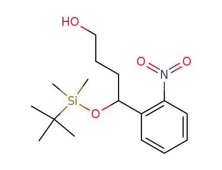 2-(1-tert-butyldimethylsilyloxy-4-hydroxybutyl)nitrobenzene