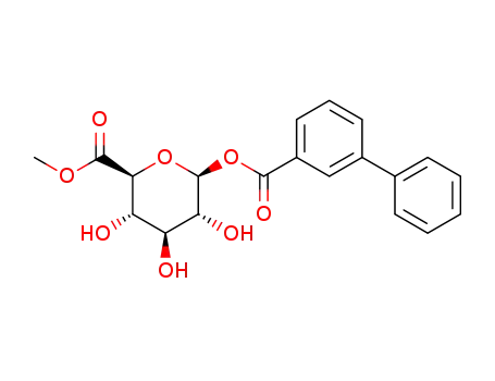methyl 1-O-(m-phenyl)benzoyl-β-D-glucopyranuronate