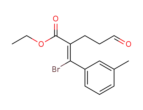 (Z)-ethyl 2-(bromo(m-tolyl)methylene)-4-formylbutanoate