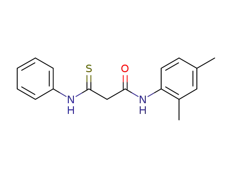 Molecular Structure of 1149748-02-6 (3-anilino-N-(2,4-dimethylphenyl)-3-thioxopropanamide)