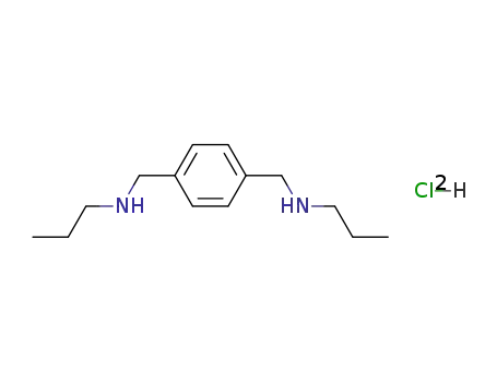 Molecular Structure of 93865-87-3 (1,4-Benzenedimethanamine,N1,N4-dipropyl-, hydrochloride (1:2))