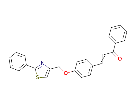 3-(4-(2-phenylthiazol-4-yl)methoxyphenyl)-1-phenylprop-2-en-1-one