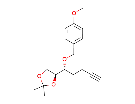 1,3-Dioxolane,
4-[(1R)-1-[(4-methoxyphenyl)methoxy]-4-pentyn-1-yl]-2,2-dimethyl-,
(4S)-