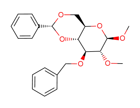 methyl 3-O-benzyl-4,6-O-benzylidene-2-O-methyl-β-D-glucopyranoside