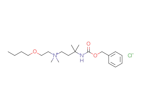 3-(((benzyloxy)carbonyl)amino)-N-(2-butoxyethyl)-N,N,3-trimethylbutan-1-aminium chloride