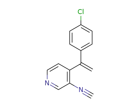 4-[1-(4-chlorophenyl)ethenyl]-3-isocyanopyridine