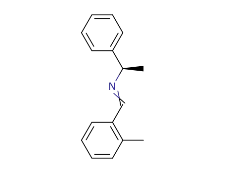 Molecular Structure of 858371-56-9 ((R)-N-(2-methylbenzylidene)-1-phenylethanamine)