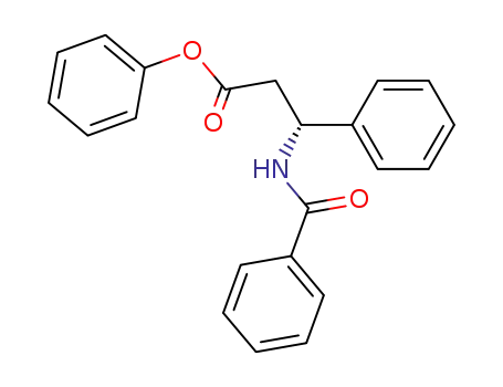 Molecular Structure of 1026880-66-9 ((R)-phenyl 3-(benzamido)-3-phenylpropanoate)