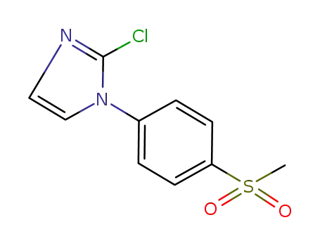 2-chloro-1-(4-methylsulfonylphenyl)-1H-imidazole