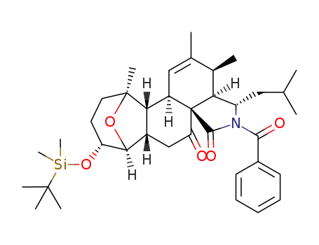 N-benzoyl-O-tert-butyldimethylsilyl-aspergillin PZ