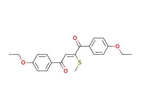 2-Butene-1,4-dione, 1,4-bis(4-ethoxyphenyl)-2-(methylthio)-, (2Z)-