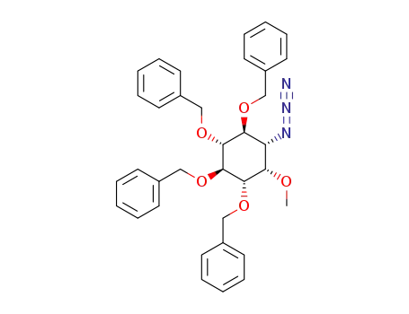 ((1S,2R,3R,4S,5R,6S)-5-azido-6methoxycyclohexane-1,2,3,4-tetrayl)tetrakis(oxy)tetrakis(methylene)tetrabenzene