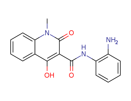 4-Hydroxy-1-methyl-2-oxo-1,2-dihydroquinoline-3-carboxylic acid (2-aminopheyl)amide