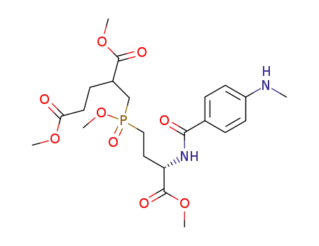 2-{Methoxy-[(S)-3-methoxycarbonyl-3-(4-methylamino-benzoylamino)-propyl]-phosphinoylmethyl}-pentanedioic acid dimethyl ester