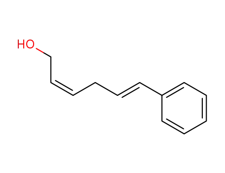 Molecular Structure of 83413-36-9 ((Z,E)-6-phenylhexa-2,5-dien-1-ol)