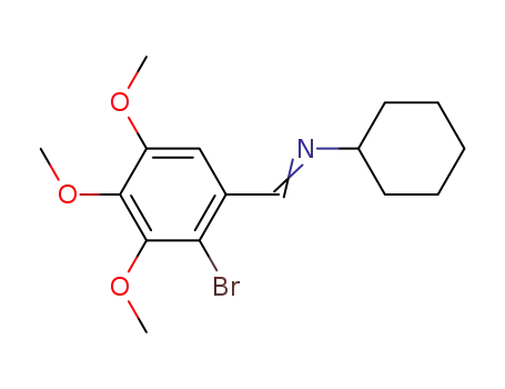 N-(2-BROMO-3,4,5-TRIMETHOXYBENZYLIDENE)CYCLOHEXYLAMINE