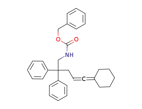 benzyl (5-cyclohexylidene-2,2-diphenyl-4-pentenyl)-carbamate