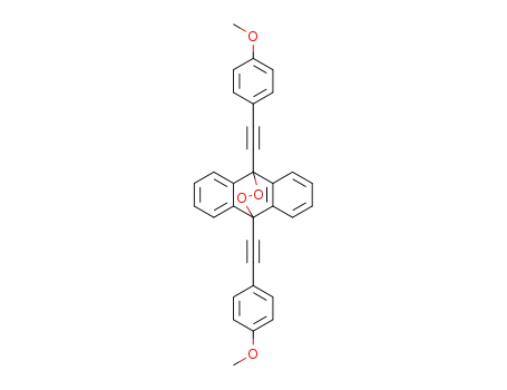 9,10-bis(4-methoxyphenylethynyl)-9,10-dihydro-9,10-epidioxidoanthracene