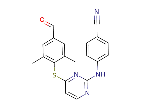 4-[4-(4-formyl-2,6-dimethylphenylsulfanyl)pyrimidin-2-ylamino]benznitrile