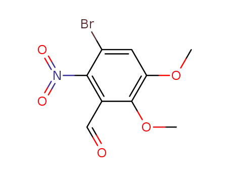 5-bromo-2,3-dimethoxy-6-nitrobenzaldehyde