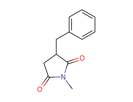 Molecular Structure of 105909-88-4 (3-benzyl-1-methylpyrrolidine-2,5-dione)