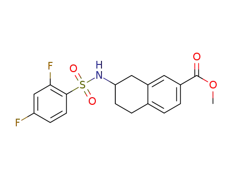 C<sub>18</sub>H<sub>17</sub>F<sub>2</sub>NO<sub>4</sub>S