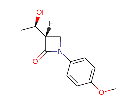 (3S)-1-(4-methoxyphenyl)-[(1R)-hydroxyethyl]azetidin-2-one