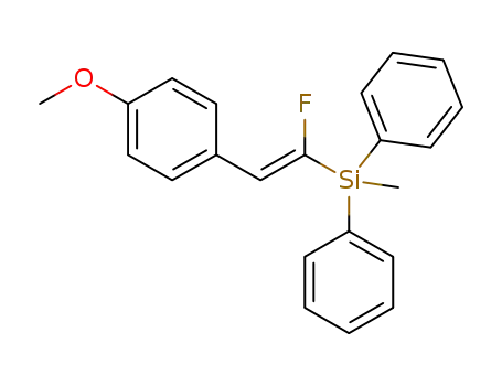 (E)-[1-fluoro-2-(4-methoxyphenyl)vinyl]methyldiphenylsilane