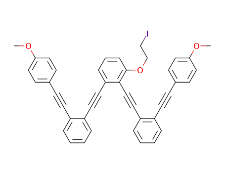 2,2'-((3-(2-iodoethoxy)-1,2-phenylene)bis(ethyne-2,1-diyl))bis(((4-methoxyphenyl)ethynyl)benzene)