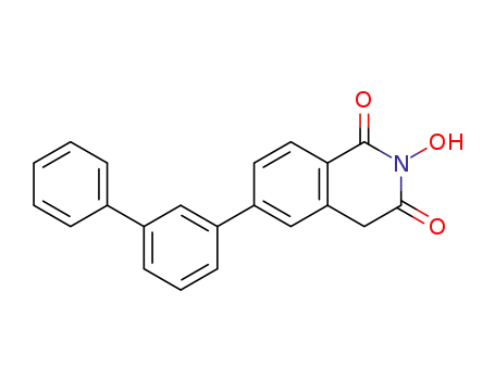 Molecular Structure of 1354742-79-2 (6-(biphenyl-3-yl)-2-hydroxyisoquinoline-1,3(2H,4H)-dione)