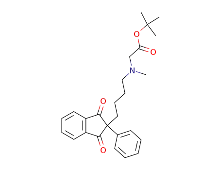 Glycine,
N-[4-(2,3-dihydro-1,3-dioxo-2-phenyl-1H-inden-2-yl)butyl]-N-methyl-,
1,1-dimethylethyl ester