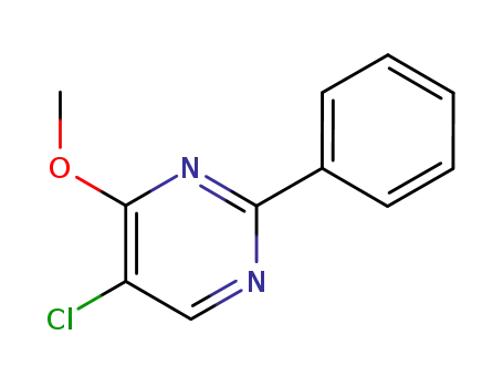 Molecular Structure of 901311-79-3 (5-chloro-4-methoxy-2-phenylpyrimidine)