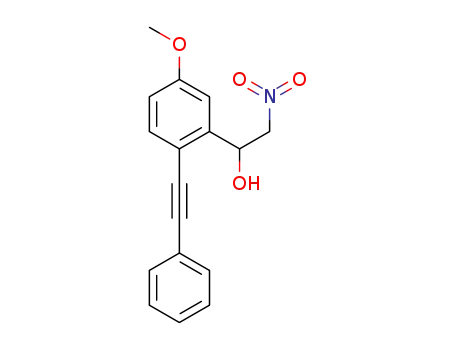 1-[5-methoxy-2-(2-phenylethynyl)phenyl]-2-nitroethan-1-ol