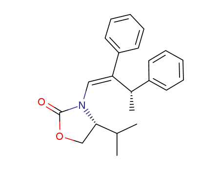 (E,4R,3'S)-3-(2',3'-diphenylbut-1'-enyl)-4-isopropyloxazolidin-2-one