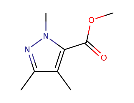 Molecular Structure of 773136-70-2 (1H-Pyrazole-5-carboxylicacid,1,3,4-trimethyl-,methylester(9CI))