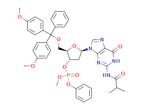 methylphenyl N<sub>2</sub>-isobutyryl-2'-deoxy-5'-O-dimethoxytritylguanosine-3'-monophosphate