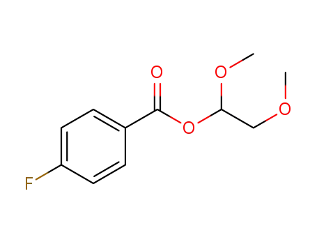 1,2-dimethoxyethyl 4-fluorobenzoate