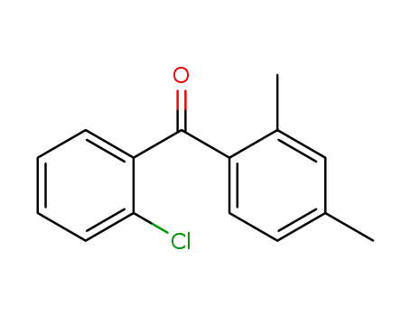 Molecular Structure of 64358-10-7 (Methanone, (2-chlorophenyl)(2,4-dimethylphenyl)-)