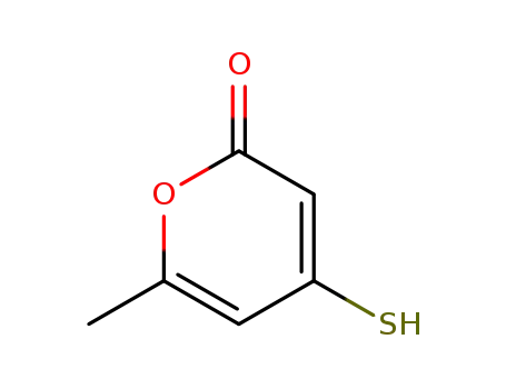 Molecular Structure of 58035-29-3 (2H-Pyran-2-one, 4-mercapto-6-methyl-)