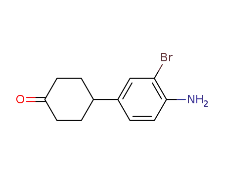 4-(4-amino-3-bromo-phenyl)-cyclohexanone