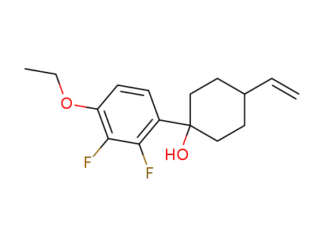 Molecular Structure of 1220992-61-9 (1-(4-ethoxy-2,3-difluorophenyl)-4-vinylcyclohexanol)