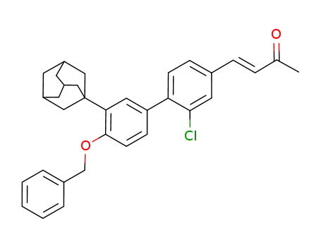 (3E)-4-[3'-(1-adamantyl)-4'-benzyloxy-2-chloro-4-biphenyl]but-3-en-2-one