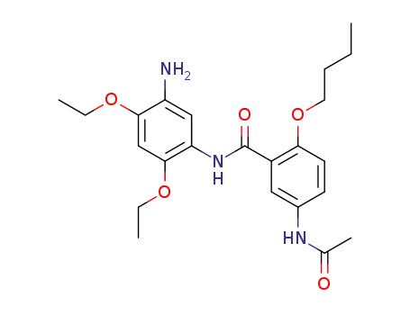 5-acetylamino-<i>N</i>-(5-amino-2,4-diethoxy-phenyl)-2-butoxy-benzamide