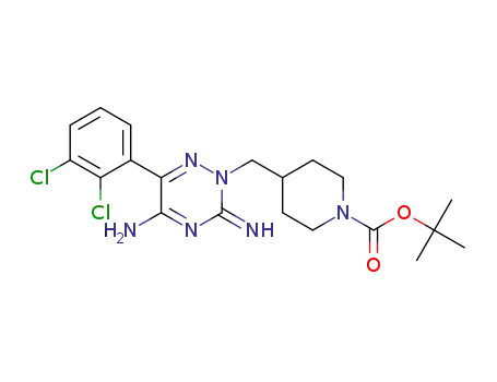 1,1-dimethylethyl 4-[5-amino-6-(2,3-dichlorophenyl)-2,3-dihydro-3-imino-1,2,4-triazin-2-ylmethyl]piperidine-1-carboxylate