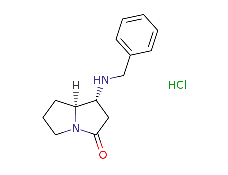 (1R,7aS)-1-(benzylamino)tetrahydro-1H-pyrrolizin-3(2H)-one hydrochloride